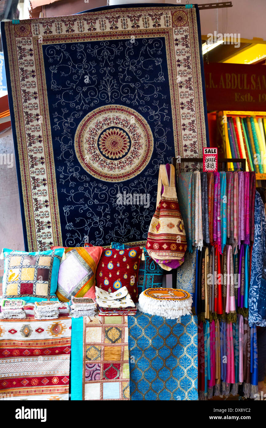 Carpets in a Shop in Singapore Stock Photo Alamy