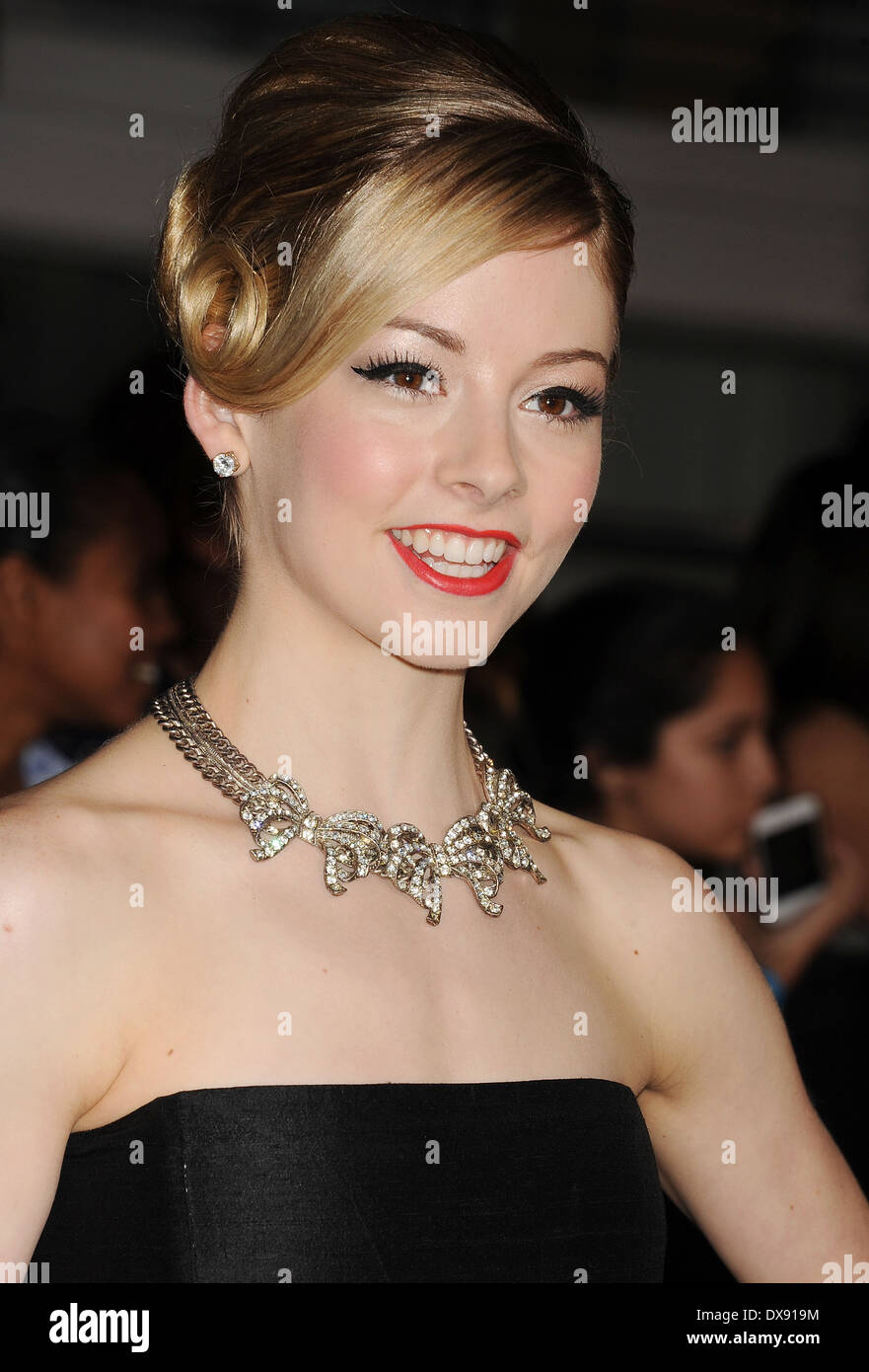 GRACIE GOLD American Olympic figure skater in March 2014. Photo Jeffrey Mayer Stock Photo