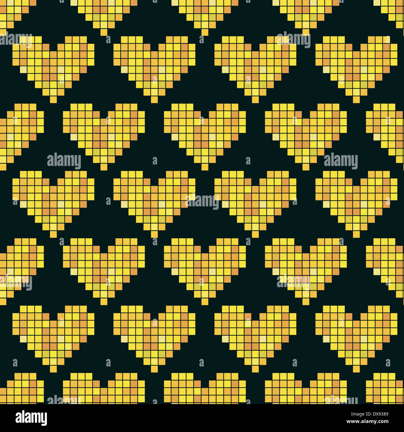 vector background, abstract seamless pattern with black backdrop and ...