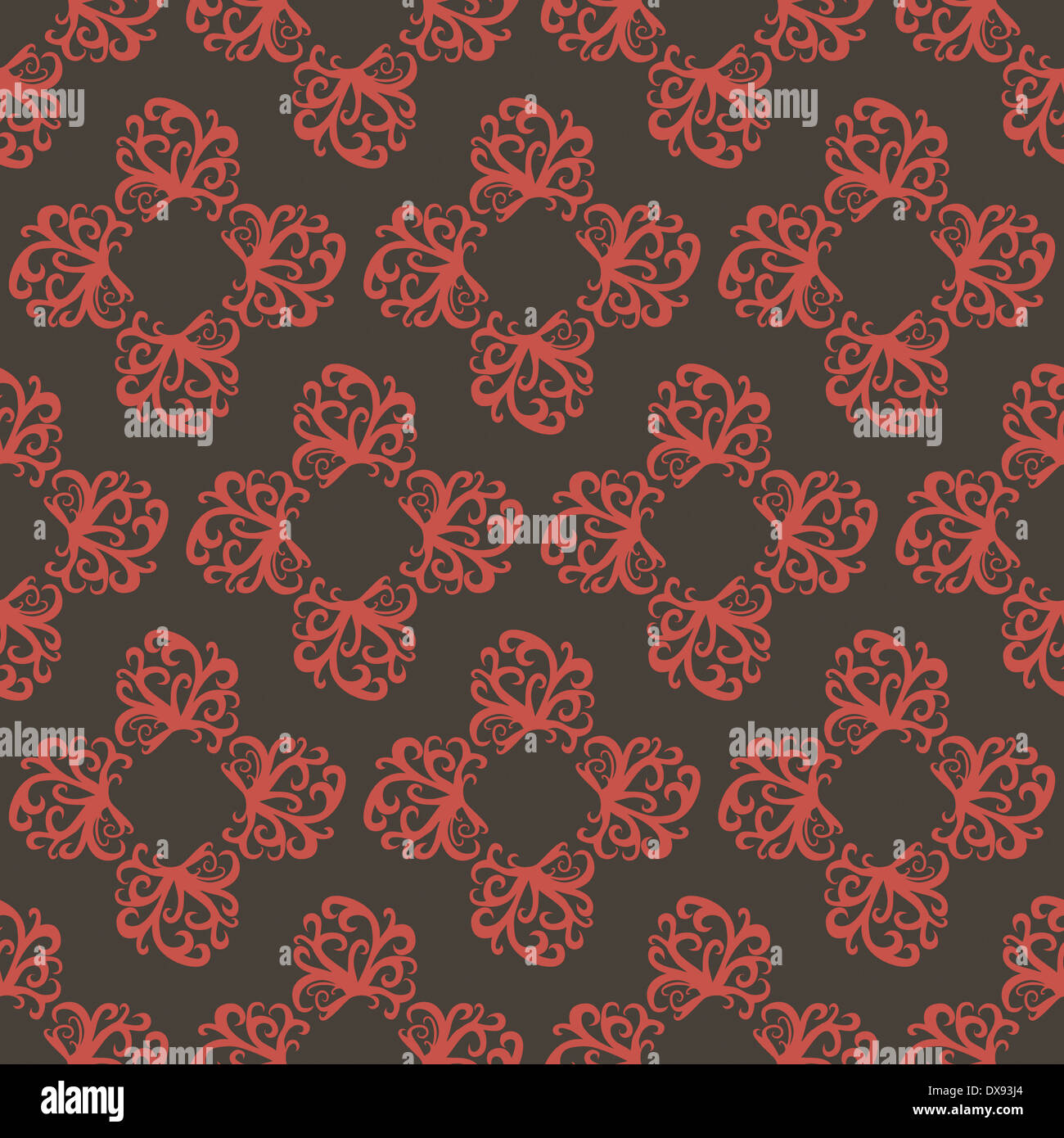 vector background, seamless pattern with red elements, geometric design ...