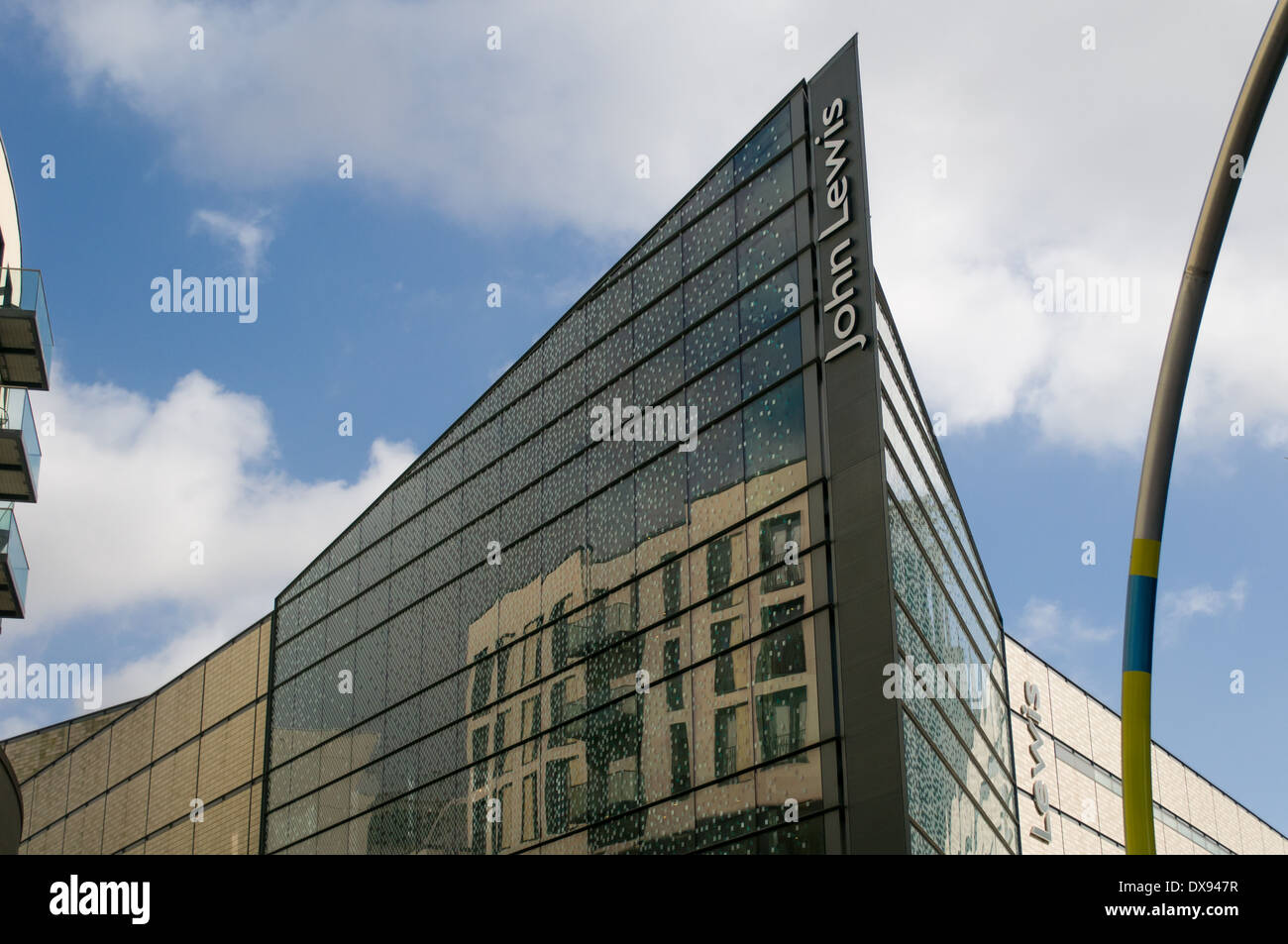 John Lewis building in Cardiff city Center Stock Photo Alamy