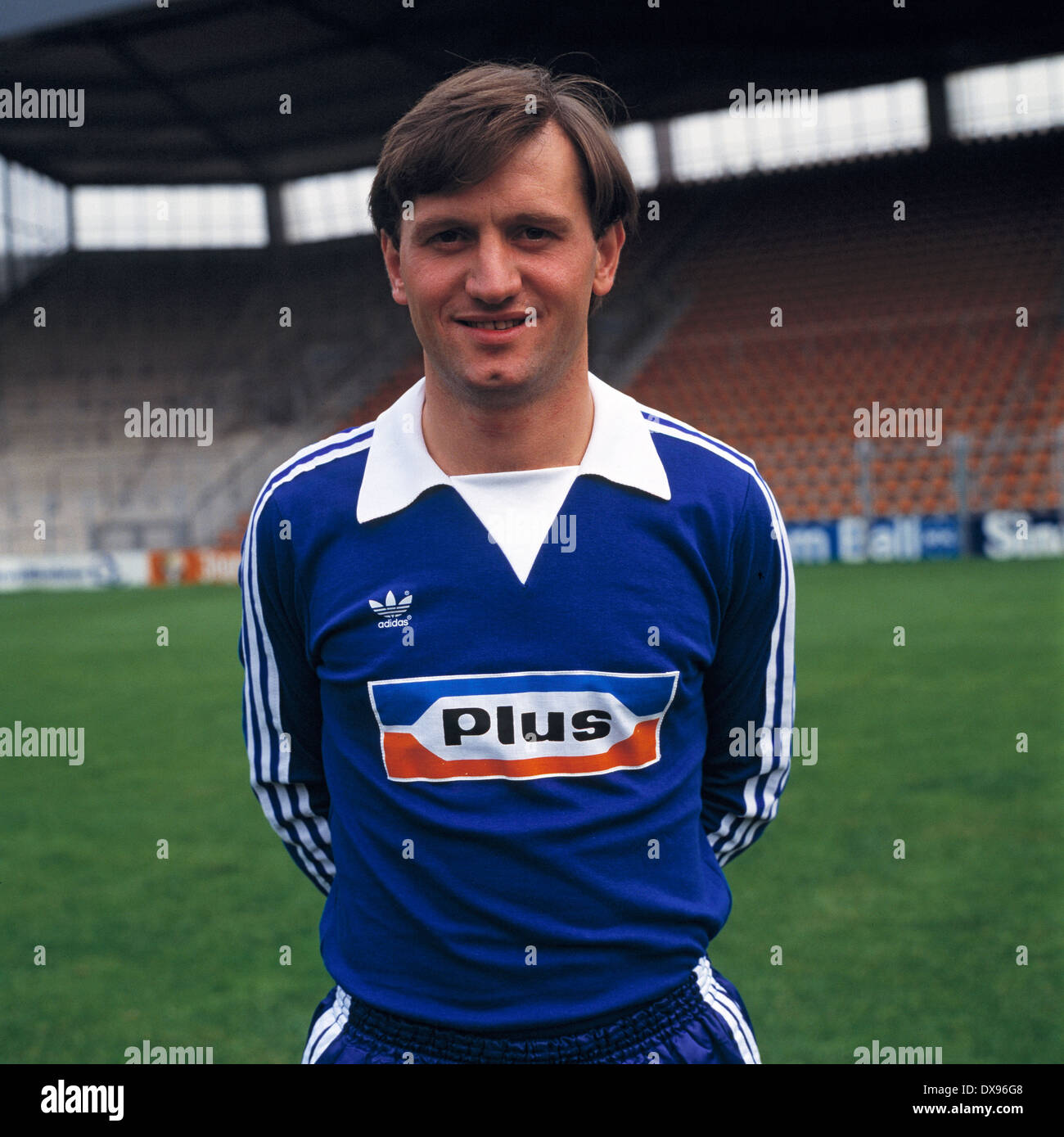 football, Bundesliga, 1979/1980, VfL Bochum, team presentation, portrait Hans-Joachim Abel Stock Photo