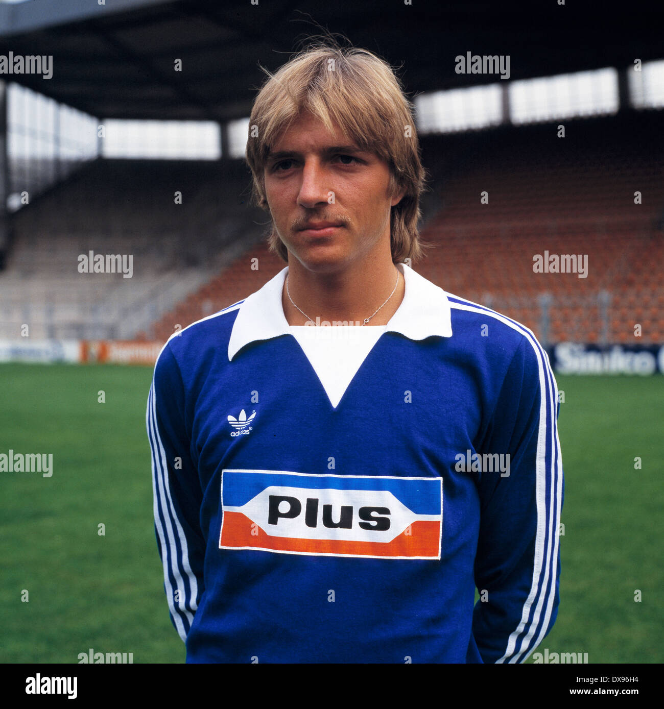 football, Bundesliga, 1979/1980, VfL Bochum, team presentation, portrait Ulrich Bittorf Stock Photo