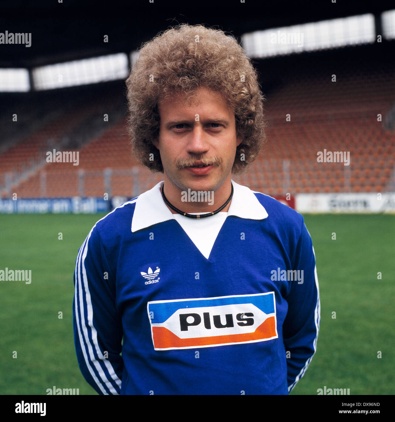 football, Bundesliga, 1979/1980, VfL Bochum, team presentation, portrait Michael Eggert Stock Photo