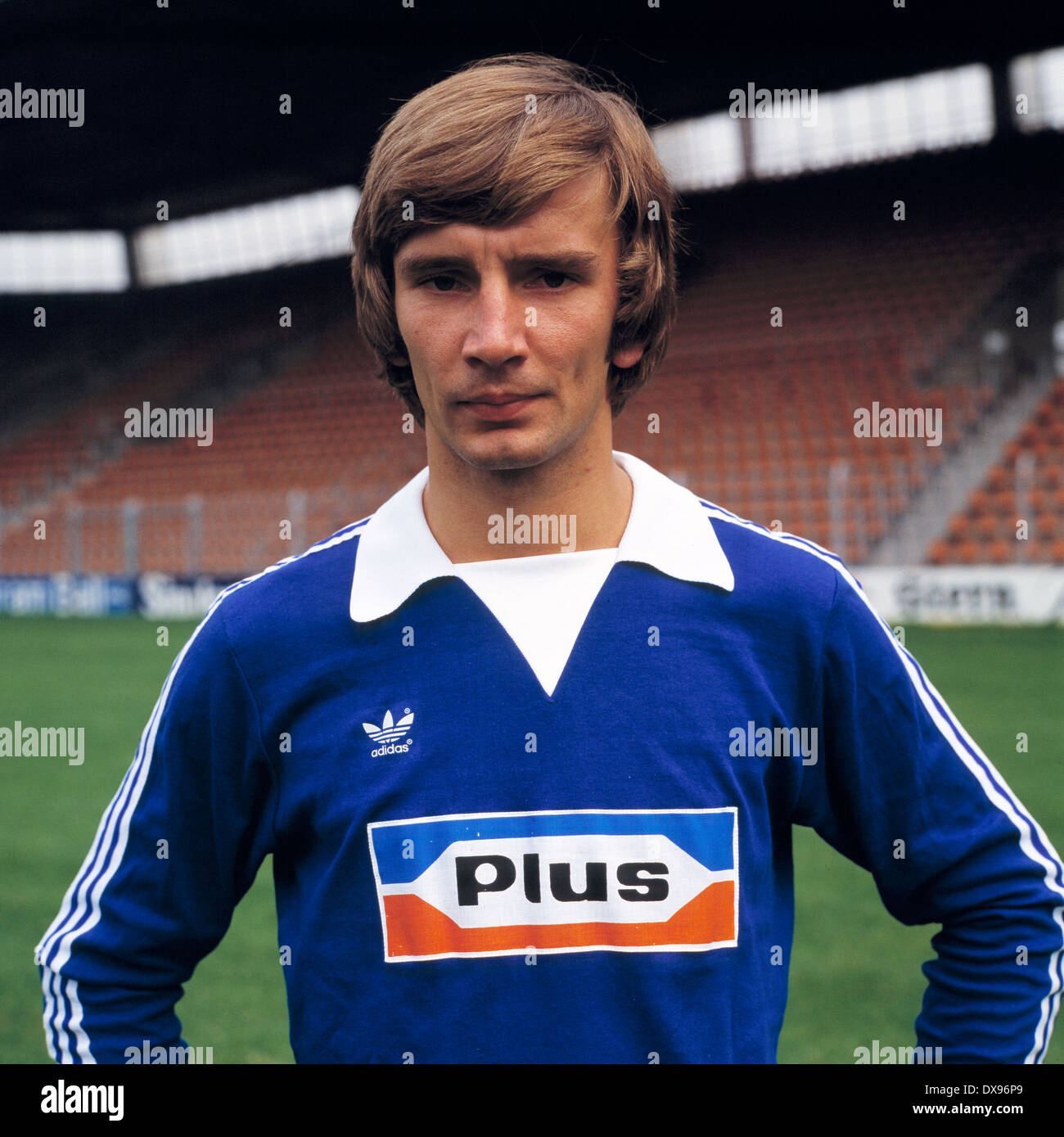 football, Bundesliga, 1979/1980, VfL Bochum, team presentation, portrait Heinz Knuewe Stock Photo