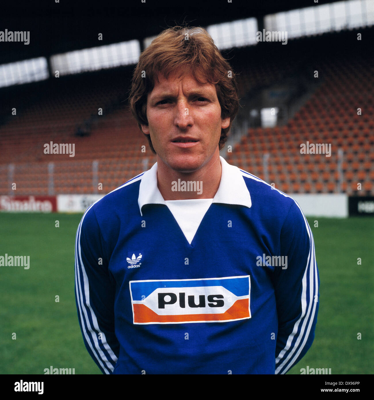 football, Bundesliga, 1979/1980, VfL Bochum, team presentation, portrait Michael Lameck Stock Photo