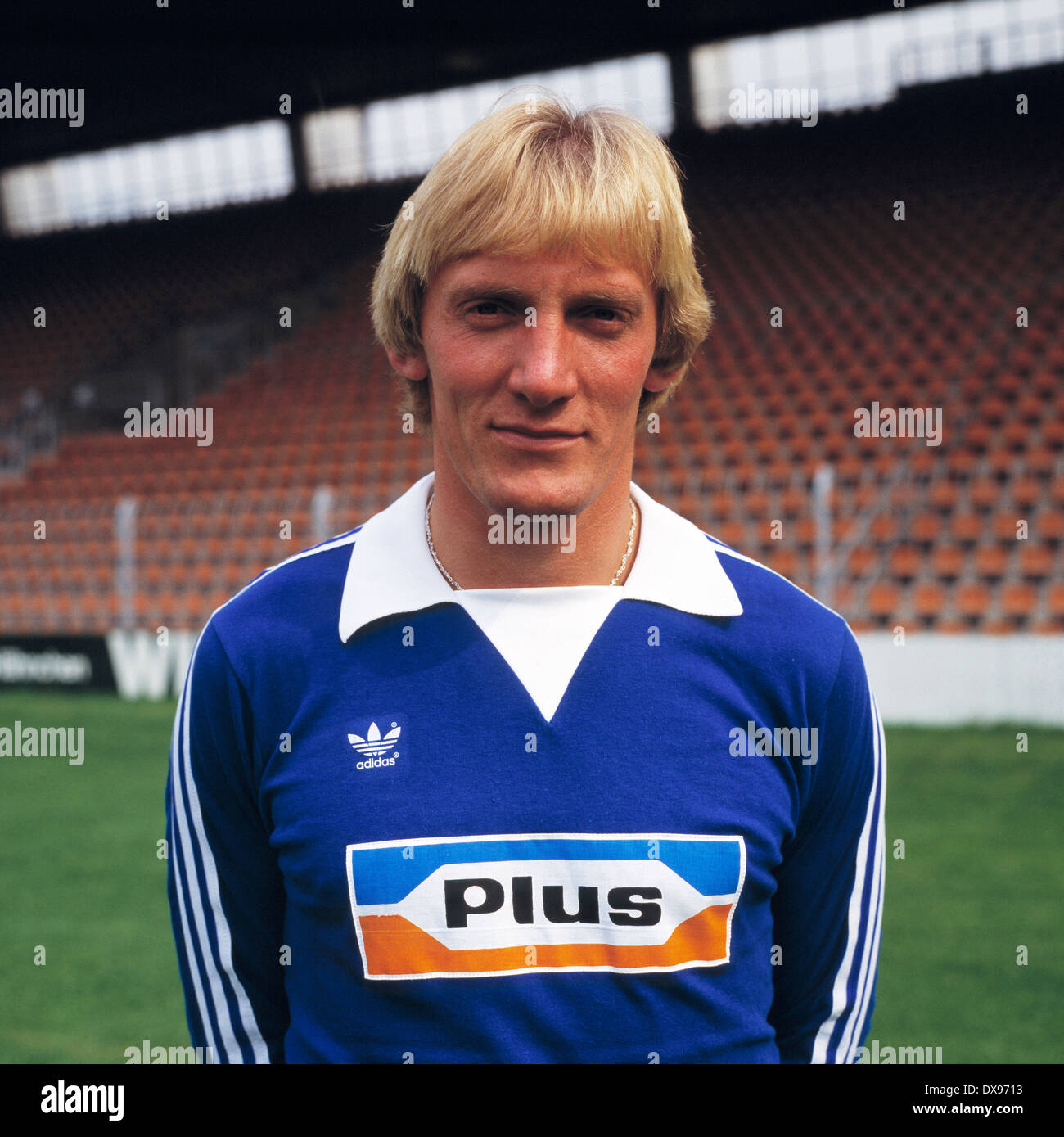 football, Bundesliga, 1979/1980, VfL Bochum, team presentation, portrait Franz-Josef Tenhagen Stock Photo