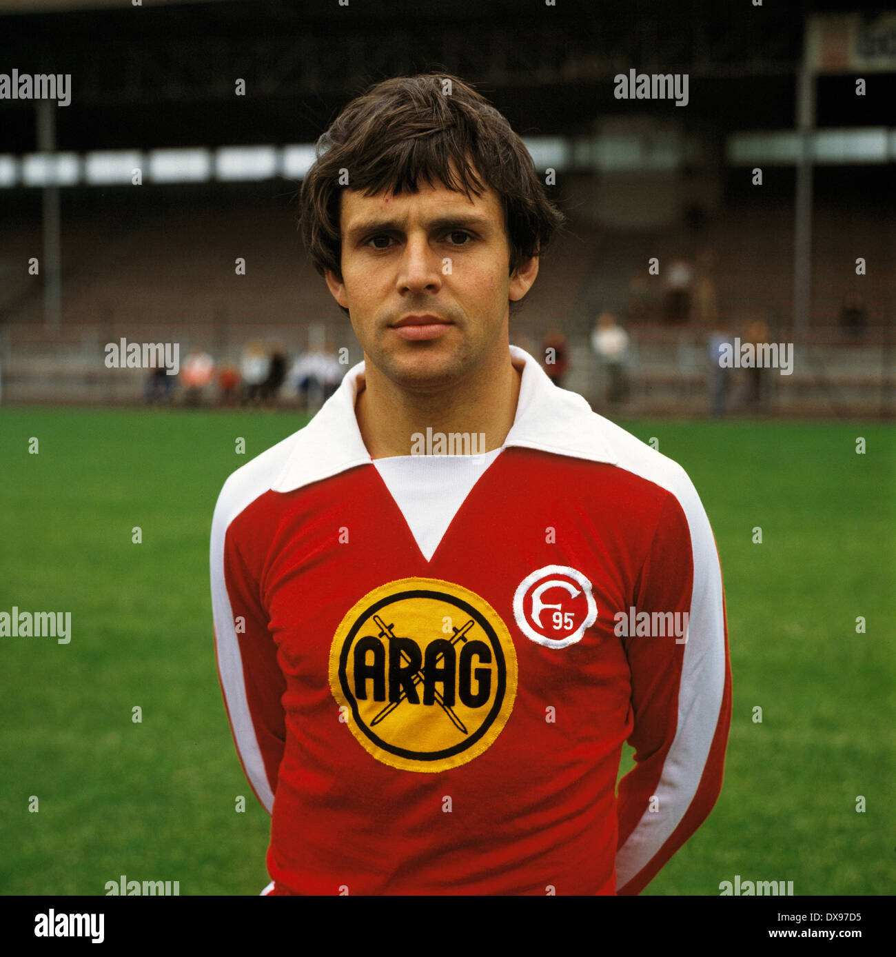 football, Bundesliga, 1979/1980, Fortuna Duesseldorf, team presentation, portrait Wolfgang Seel Stock Photo
