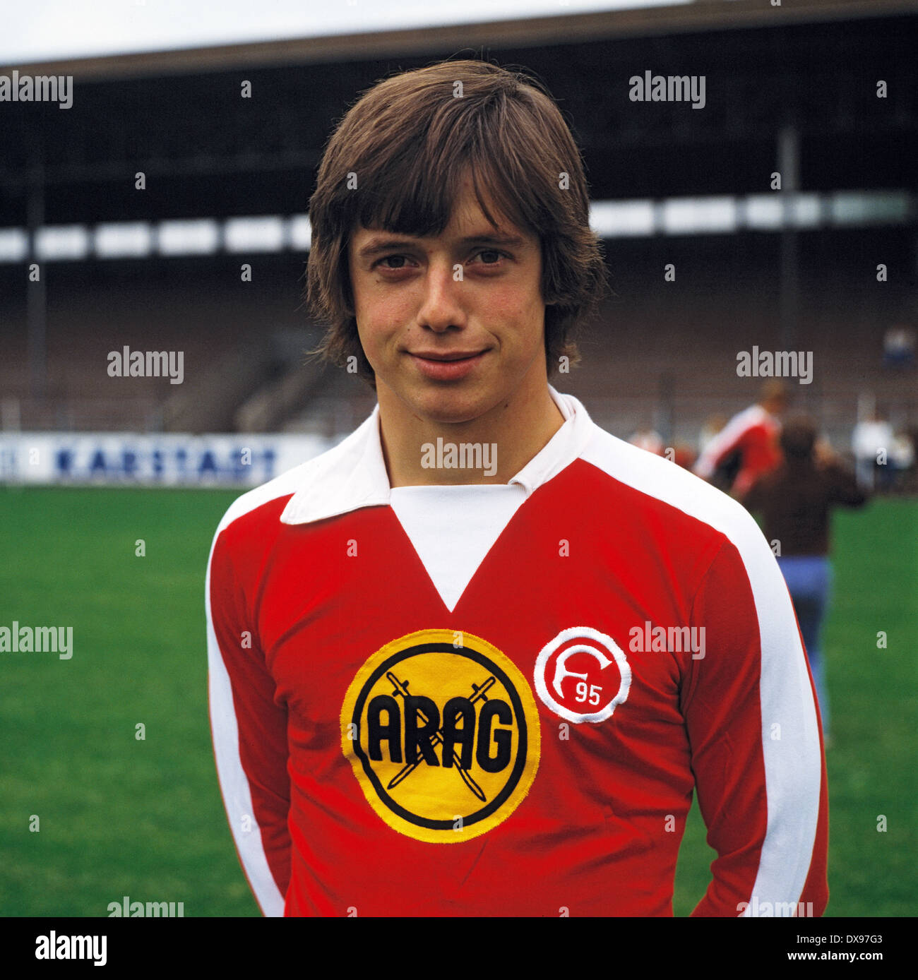football, Bundesliga, 1979/1980, Fortuna Duesseldorf, team presentation, portrait Gerd Merheim Stock Photo