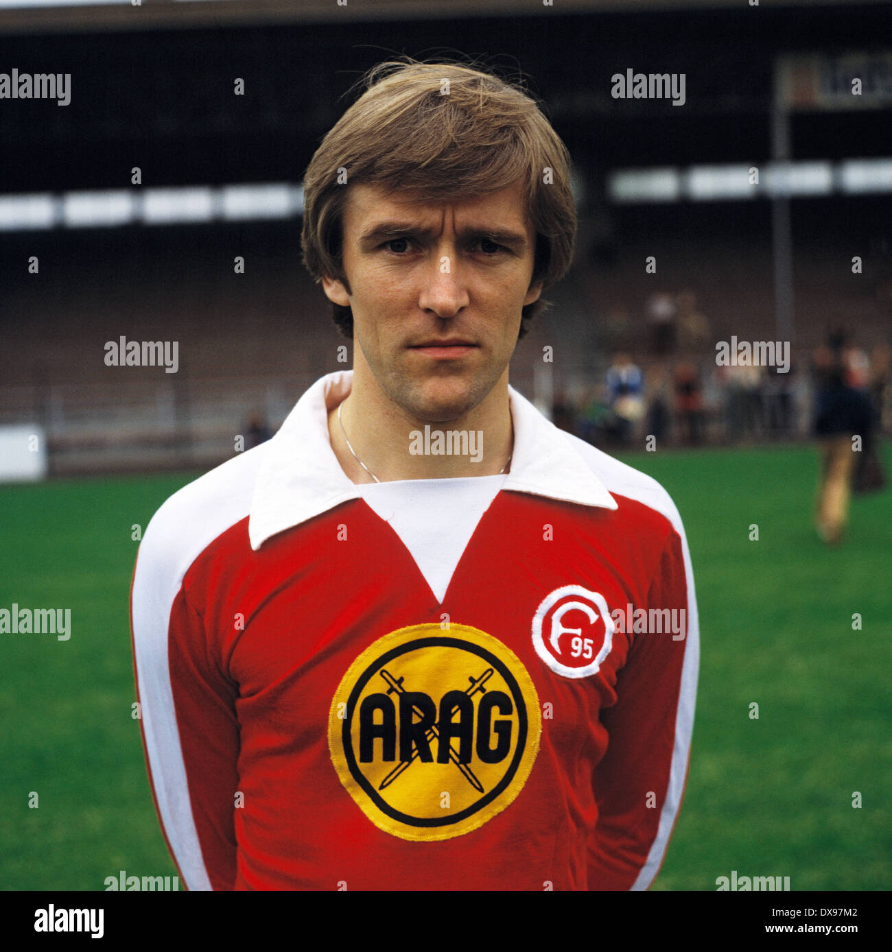 football, Bundesliga, 1979/1980, Fortuna Duesseldorf, team presentation, portrait Dieter Brei Stock Photo