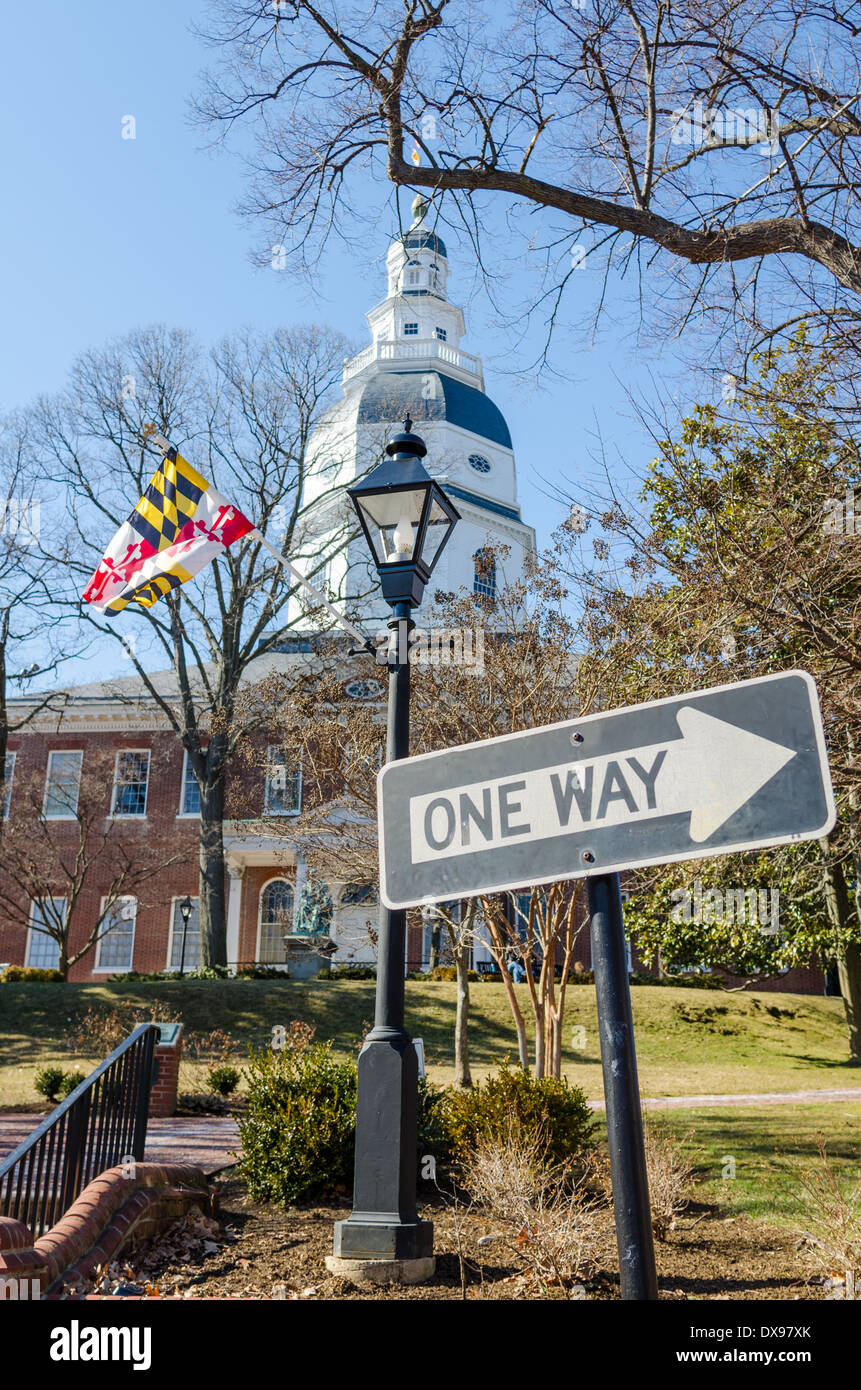 The Maryland State House in Annapolis, MD Stock Photo Alamy