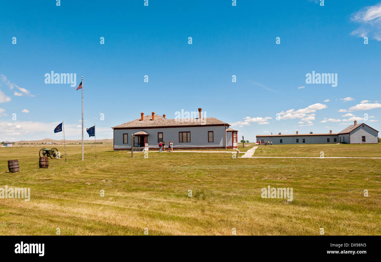 North Dakota, Fort Buford State Historic Site, Field Officer's Quarters Stock Photo