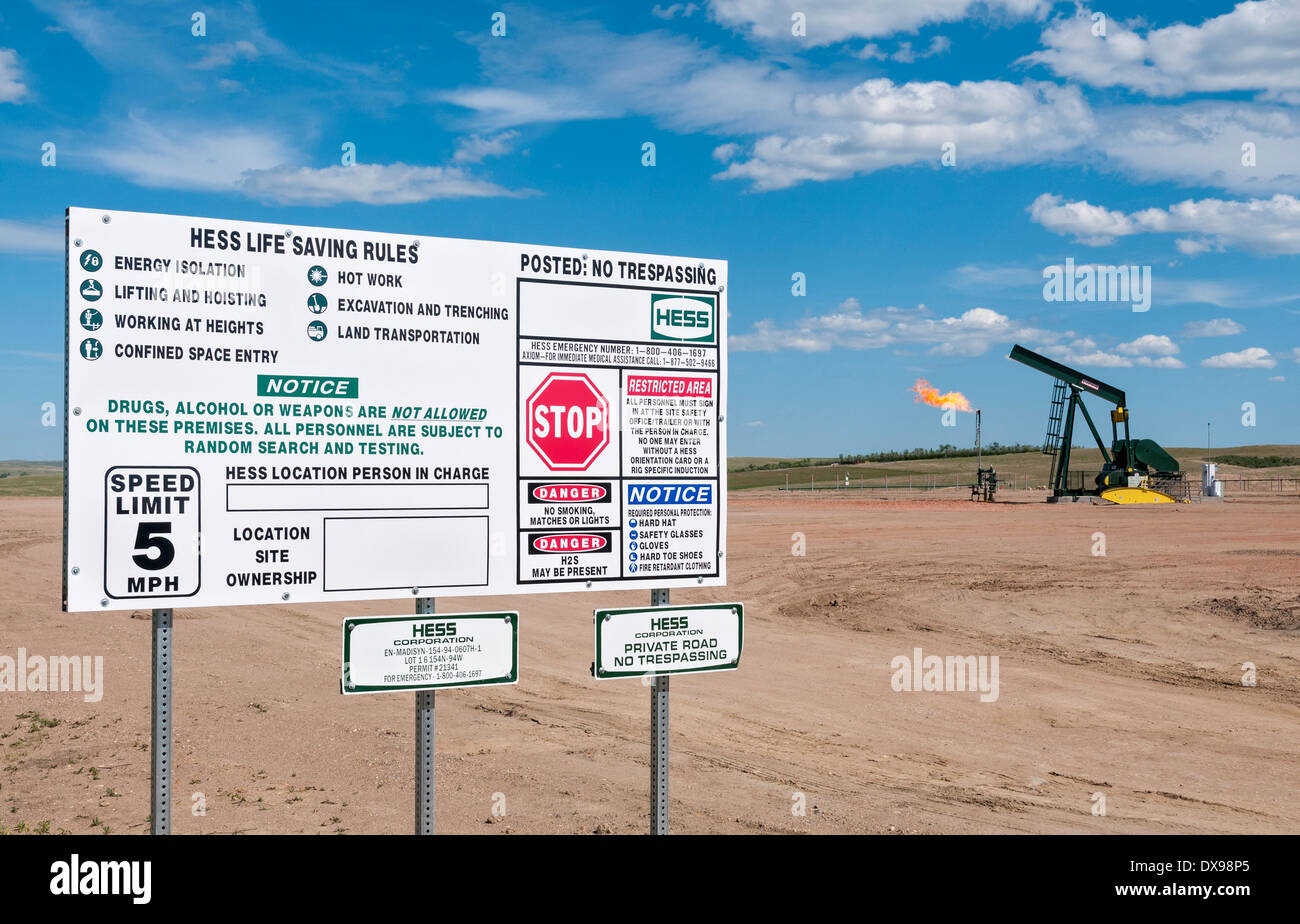 North Dakota, Williston Basin, Bakken Shale Oil Formation Region, gas