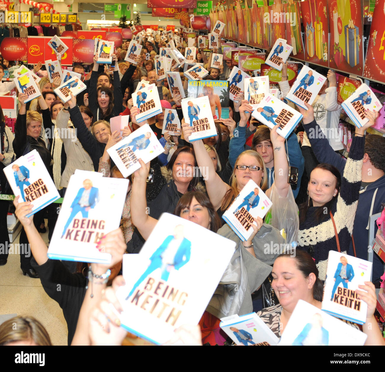 Atmosphere Keith Lemon aka Leigh Francis signs copies of his book