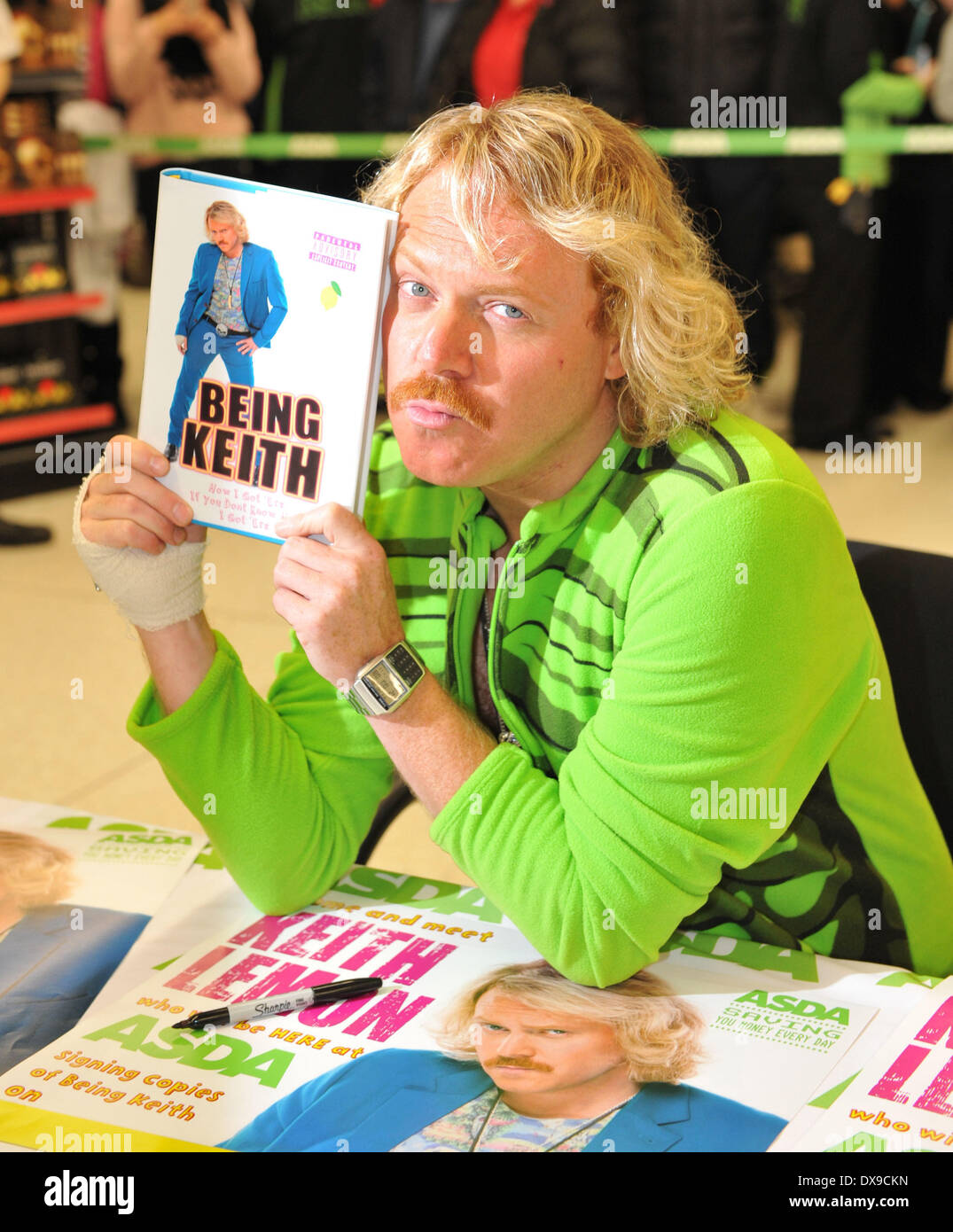 Keith Lemon aka Leigh Francis signs copies of his book 'Being Keith' at