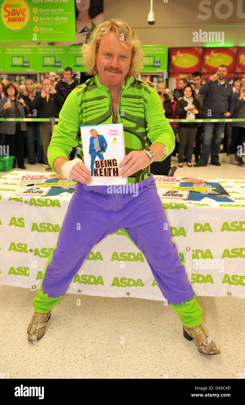Keith Lemon aka Leigh Francis signs copies of his book 'Being Keith' at