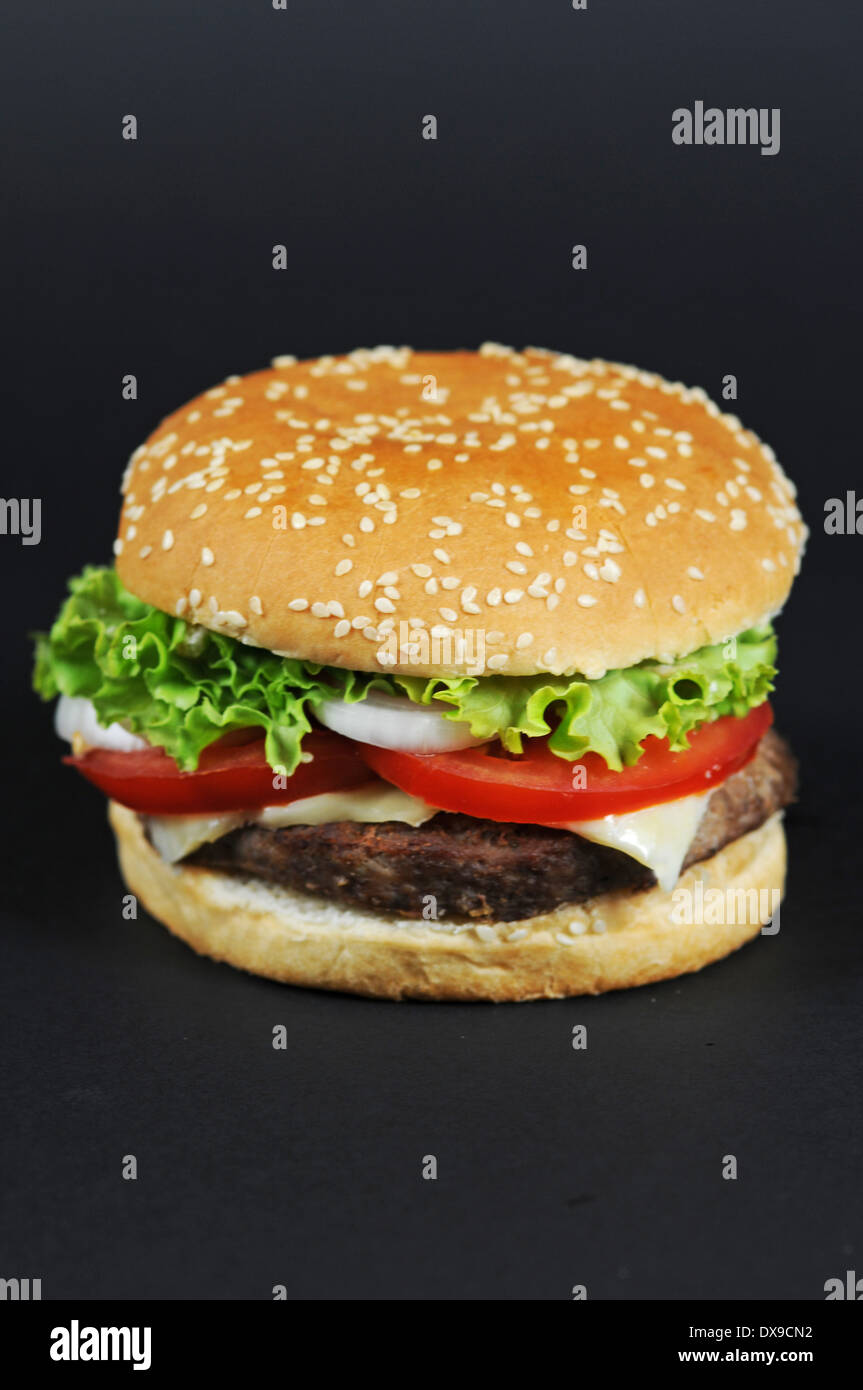 hamburger , cheeseburgger Stock Photo
