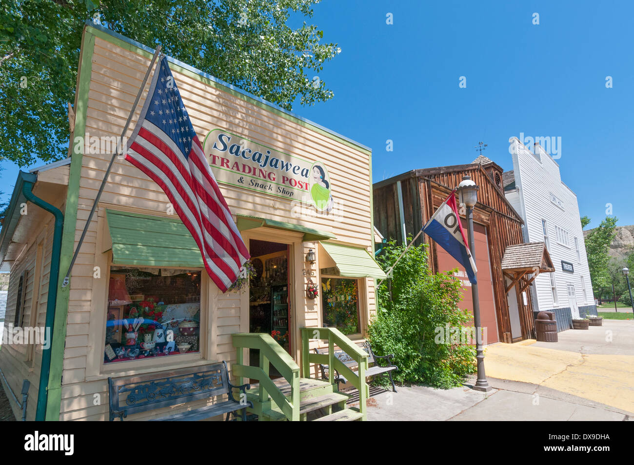 North Dakota, Medora, downtown gift shop Stock Photo 67820406 Alamy