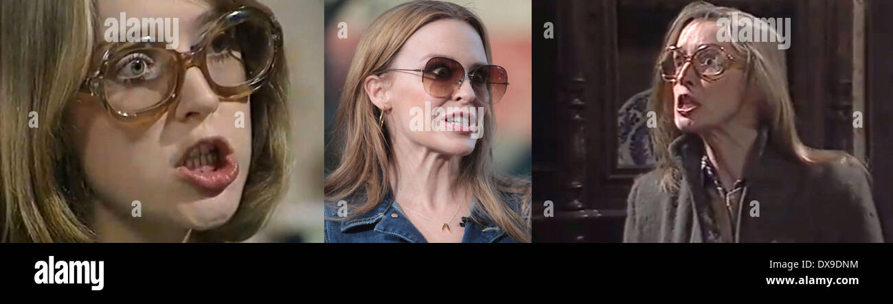 Separated at birth? Kylie Minogue bears a striking resemblance to