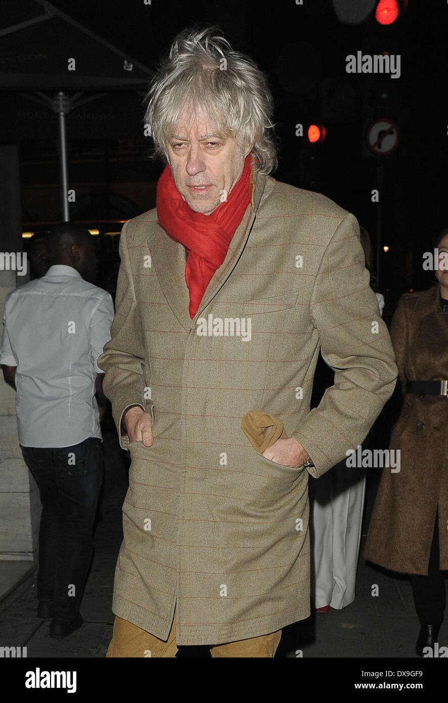 Sir Bob Geldof at party for Kate Moss' new book 'The Kate Moss Book' at