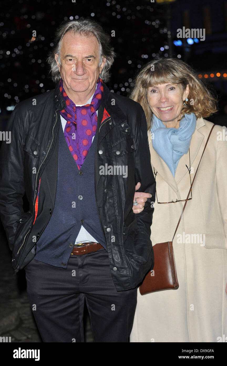 Paul Smith and his wife Pauline Denyer, at the launch party for the  Somerset House Ice Rink at Somerset House. London, England - 15.11.12  Featuring: Paul Smith and his wife Pauline Denyer