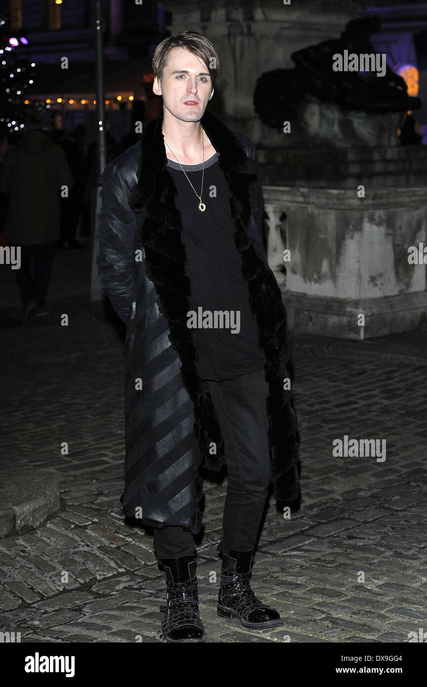Gareth Pugh, at the launch party for the Somerset House Ice Rink at Somerset House. London, England - 15.11.12 Featuring: Garet Stock Photo