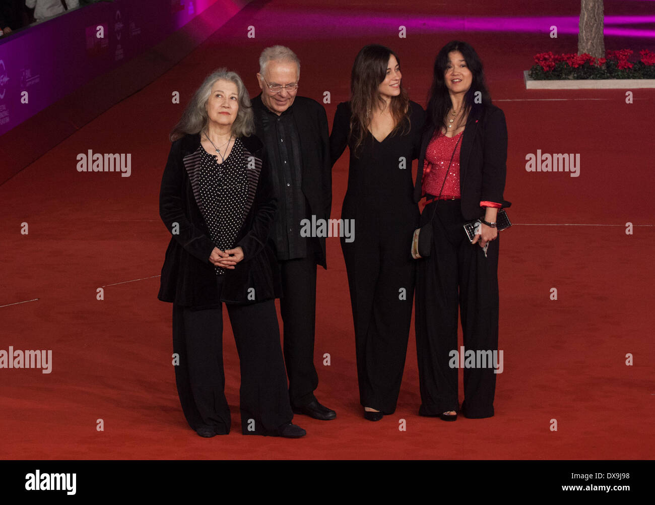 Martha Argerich, Stephen Kovacevich, Stephanie Argerich and Lyda Chen 7th Rome International Film Festival - 'Bloody Daughter' - Premiere Featuring: Martha Argerich,Stephen Kovacevich,Stephanie Argerich and Lyda Chen Where: Rome, Italy When: 16 Nov 2012 ** Stock Photo