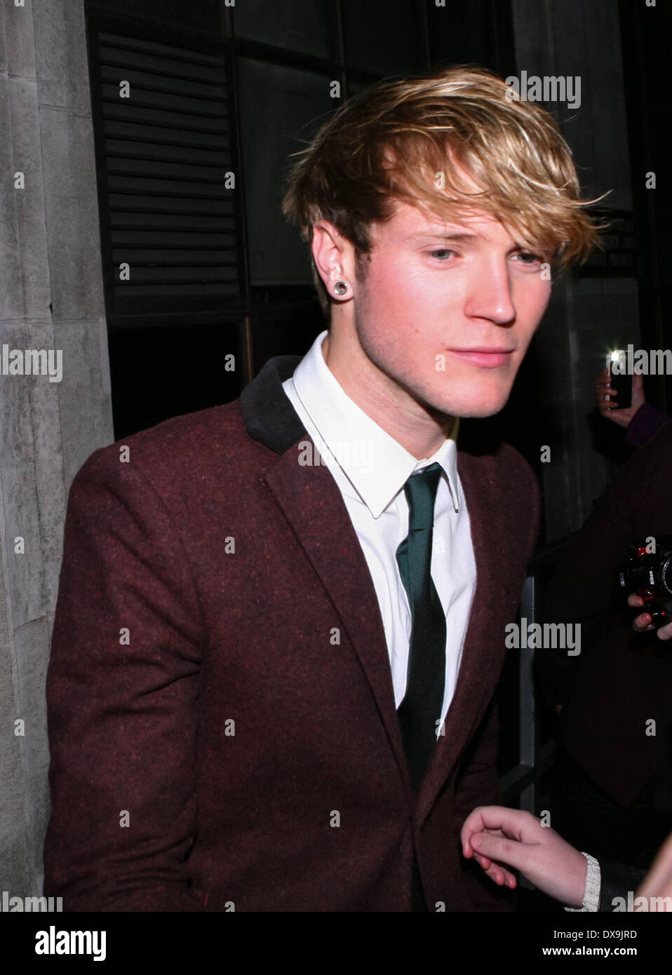 Dougie Poynter McFly at the BBC Radio 1 studios London, England 18.11