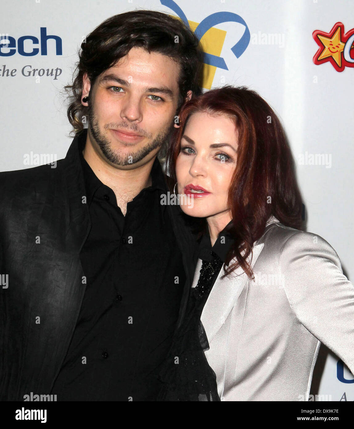 Priscilla Presley with son Navarone Garibaldi The Dream Foundation's