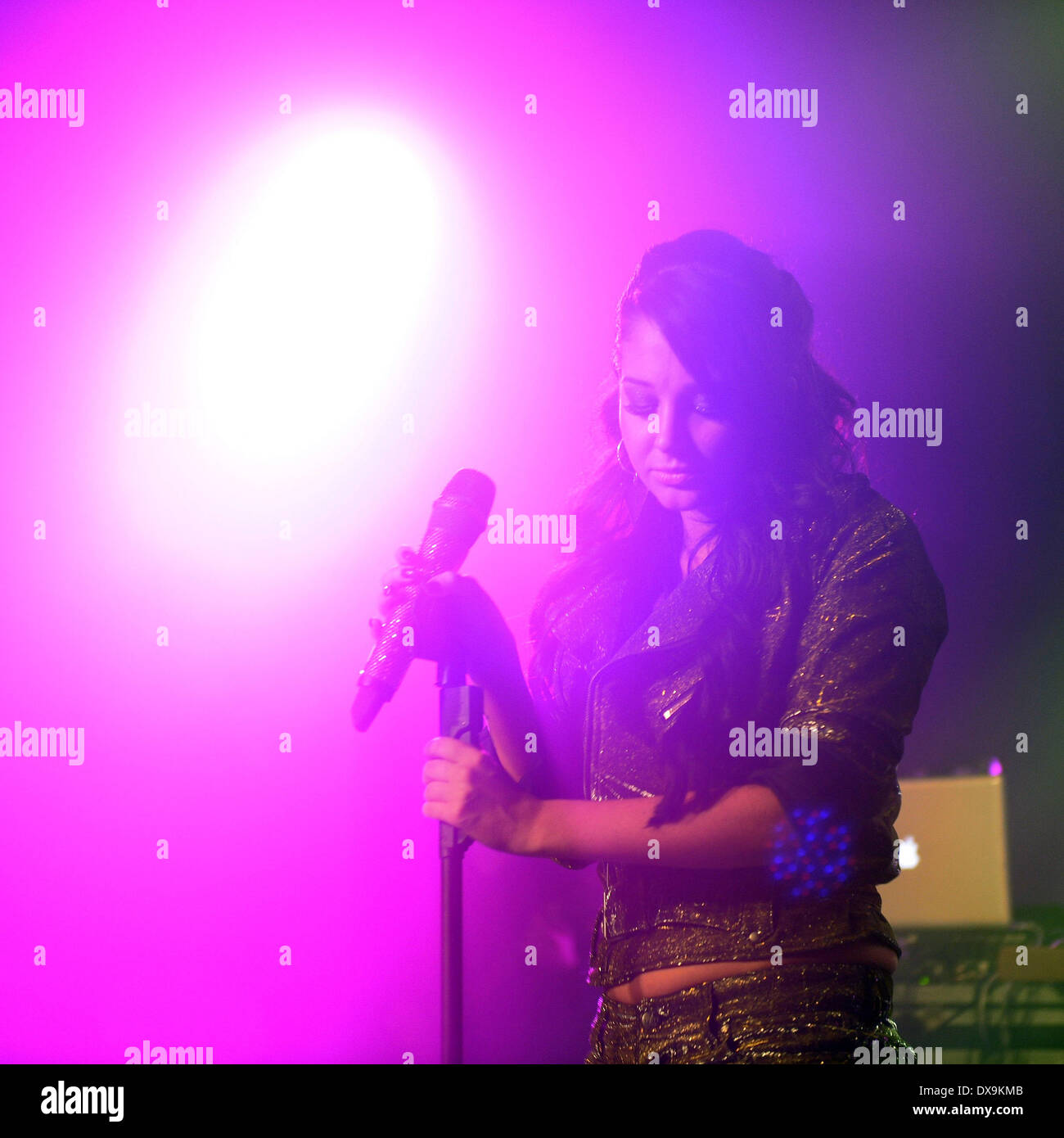 Tulisa Contostavlos performing at London's G.A.Y nightclub London
