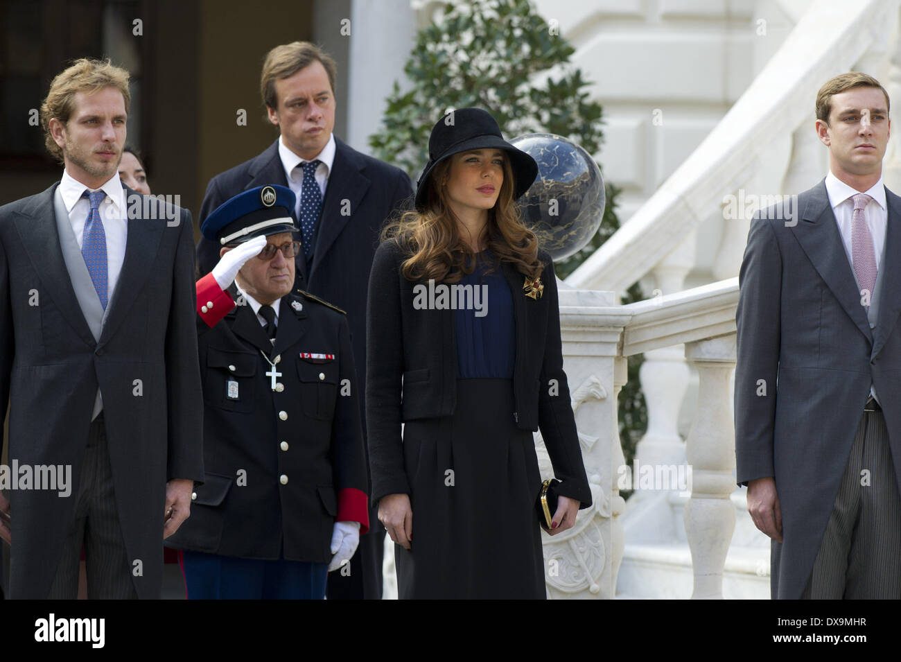 Andrea Casiraghi Charlotte Casiraghi Pierre Casiraghi Monaco Stock Photo Alamy