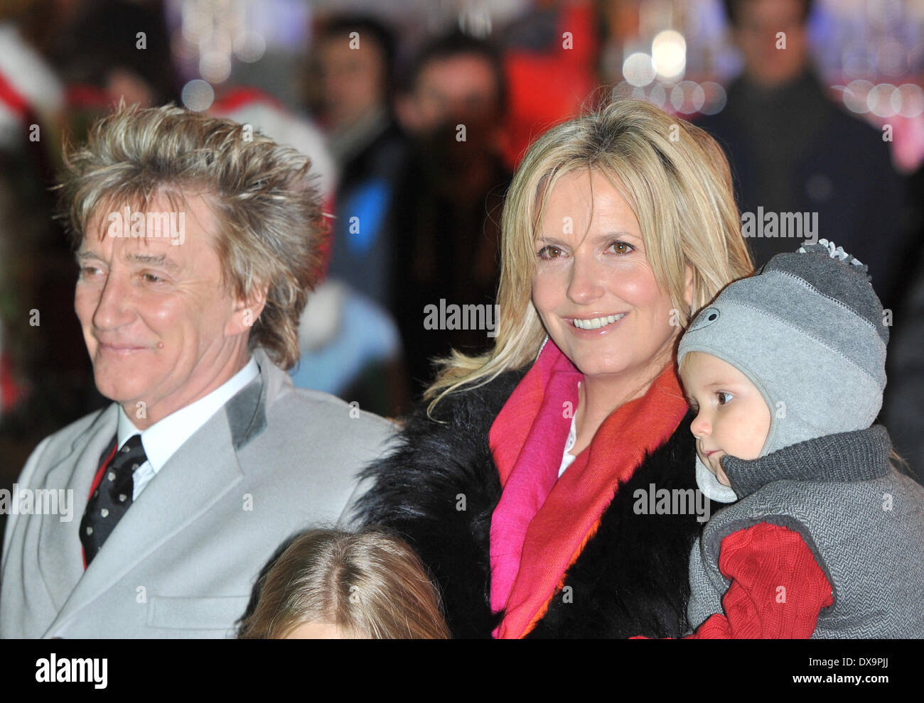 Rod Stewart and Penny Lancaster Hyde Park Winter Wonderland - launch ...