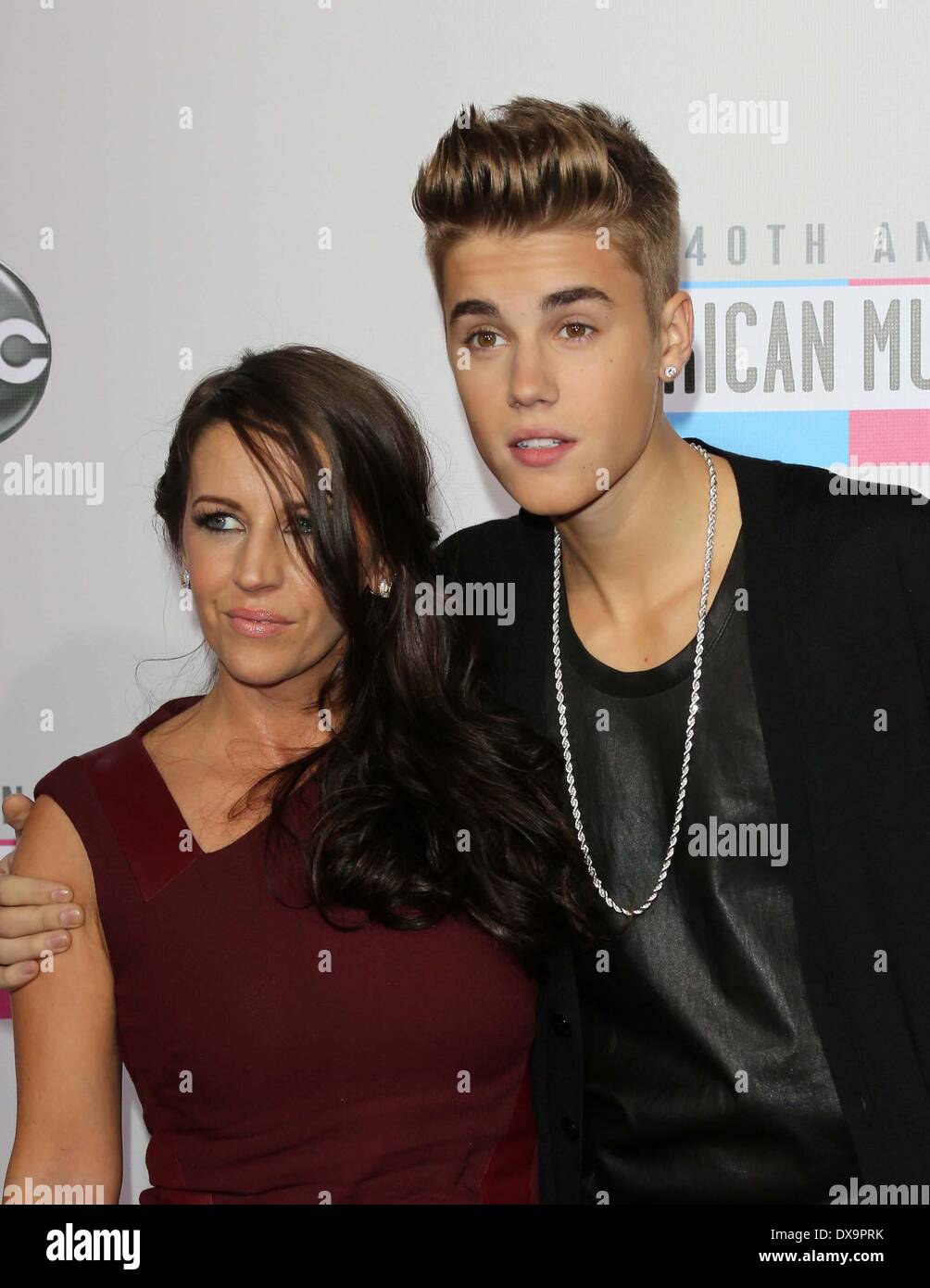 Justin Bieber, Pattie Mallette The 40th Anniversary American Music