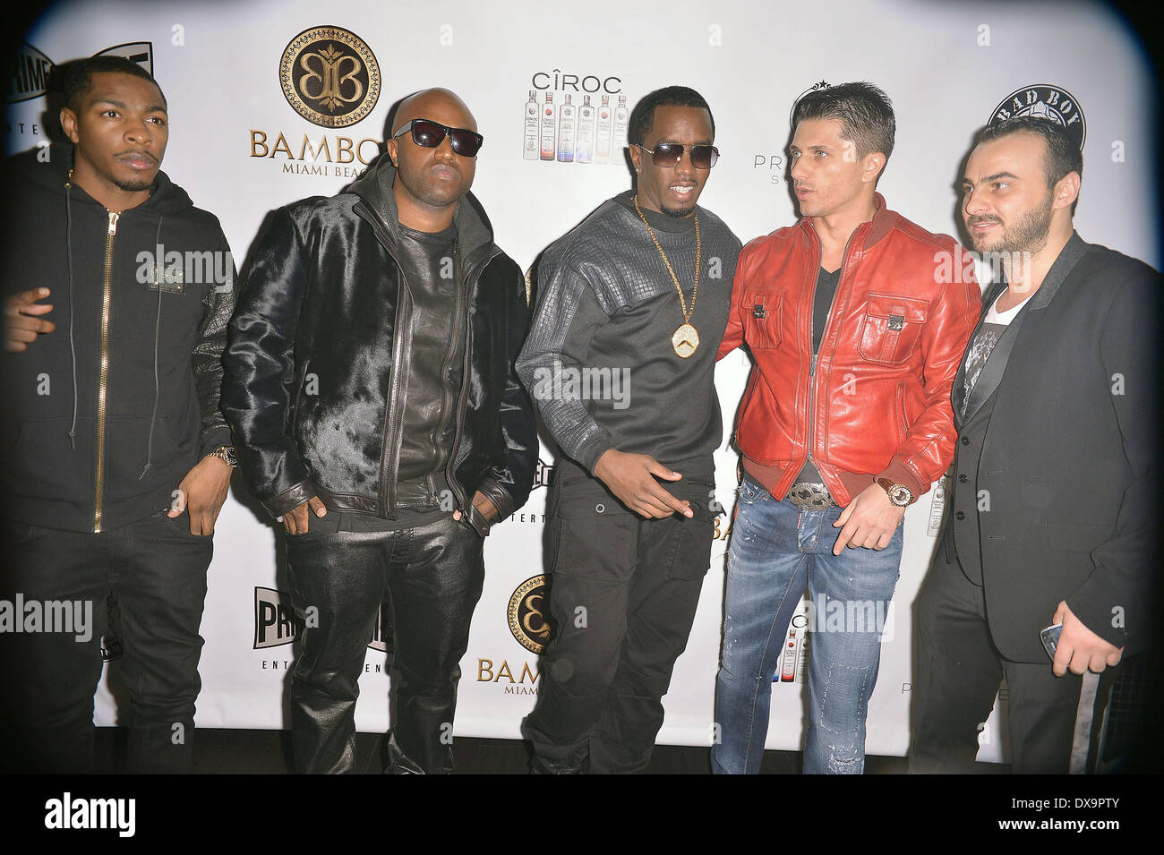 P Diddy, Rico Love and guests Thanksgiving celebrations at at Bamboo