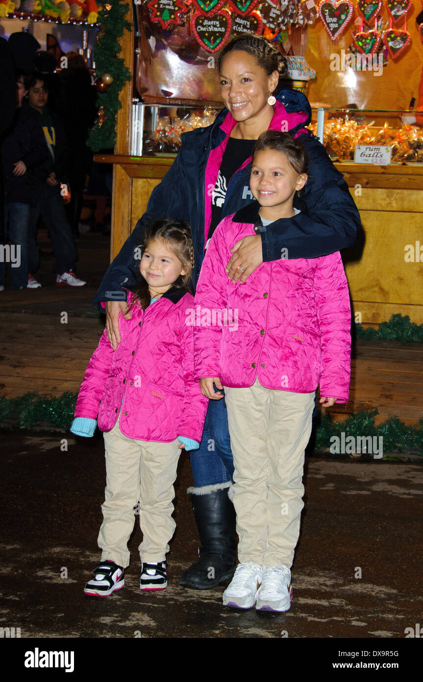 Angela Griffin Hyde Park Winter Wonderland - launch party. London ...