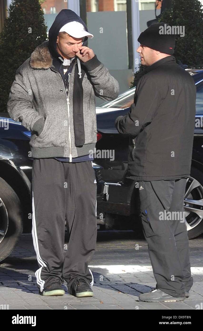 Mike Sorrentino aka &lsquo;The Situation&rsquo; standing outside a pharmacy near