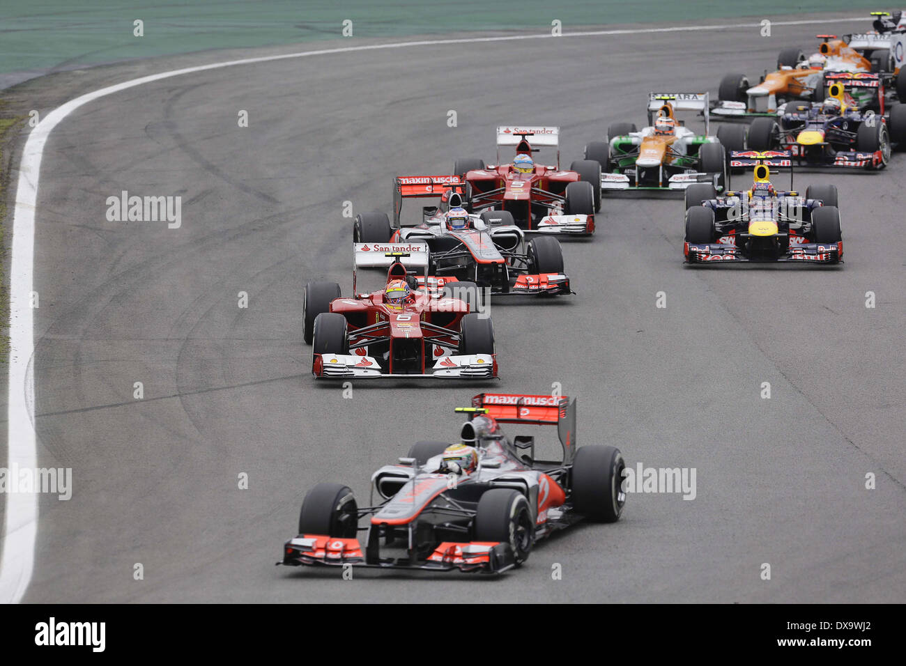 Lewis hamilton racing hi-res stock photography and images - Alamy