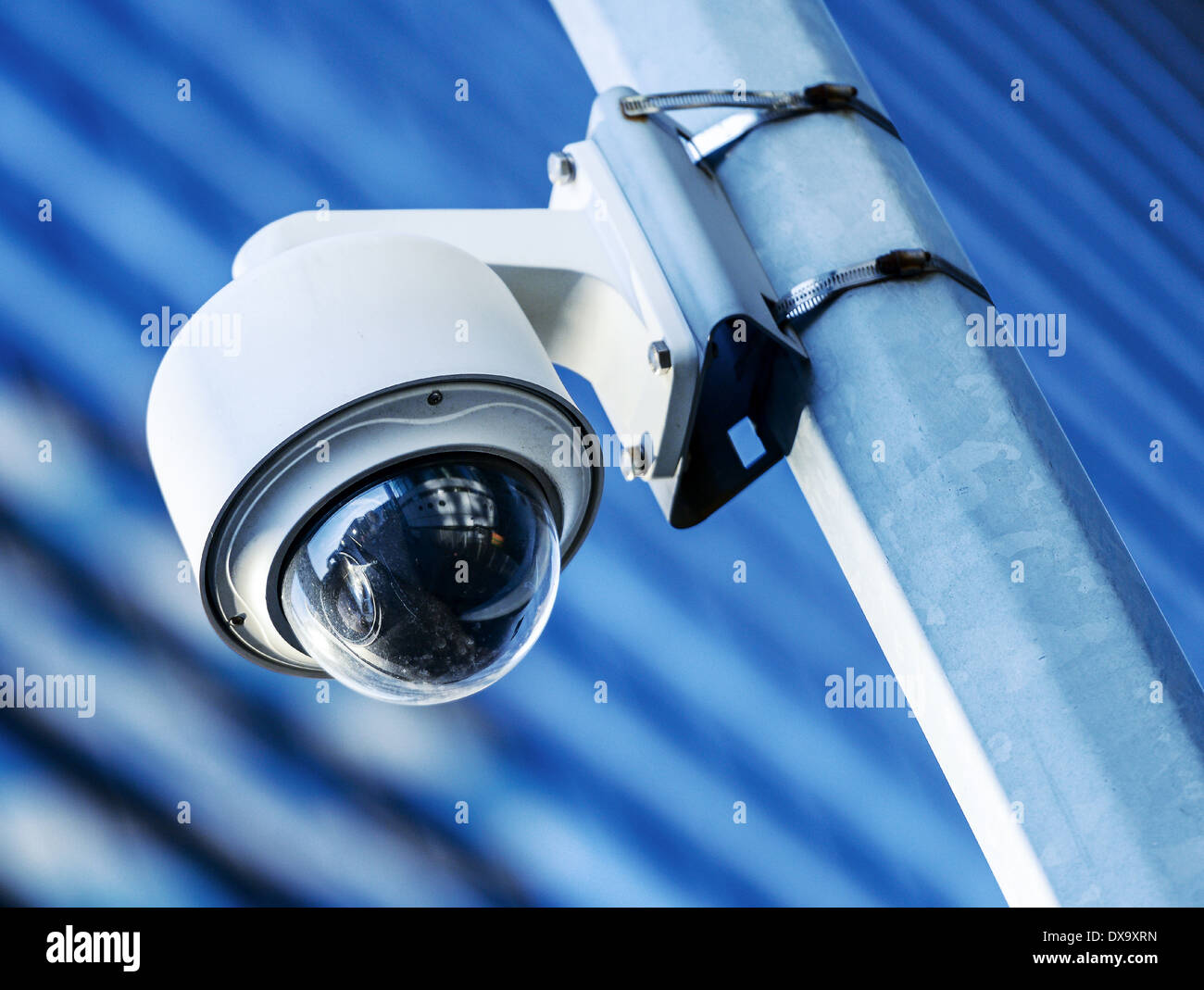 security camera or monitoring camera located in an urban environment