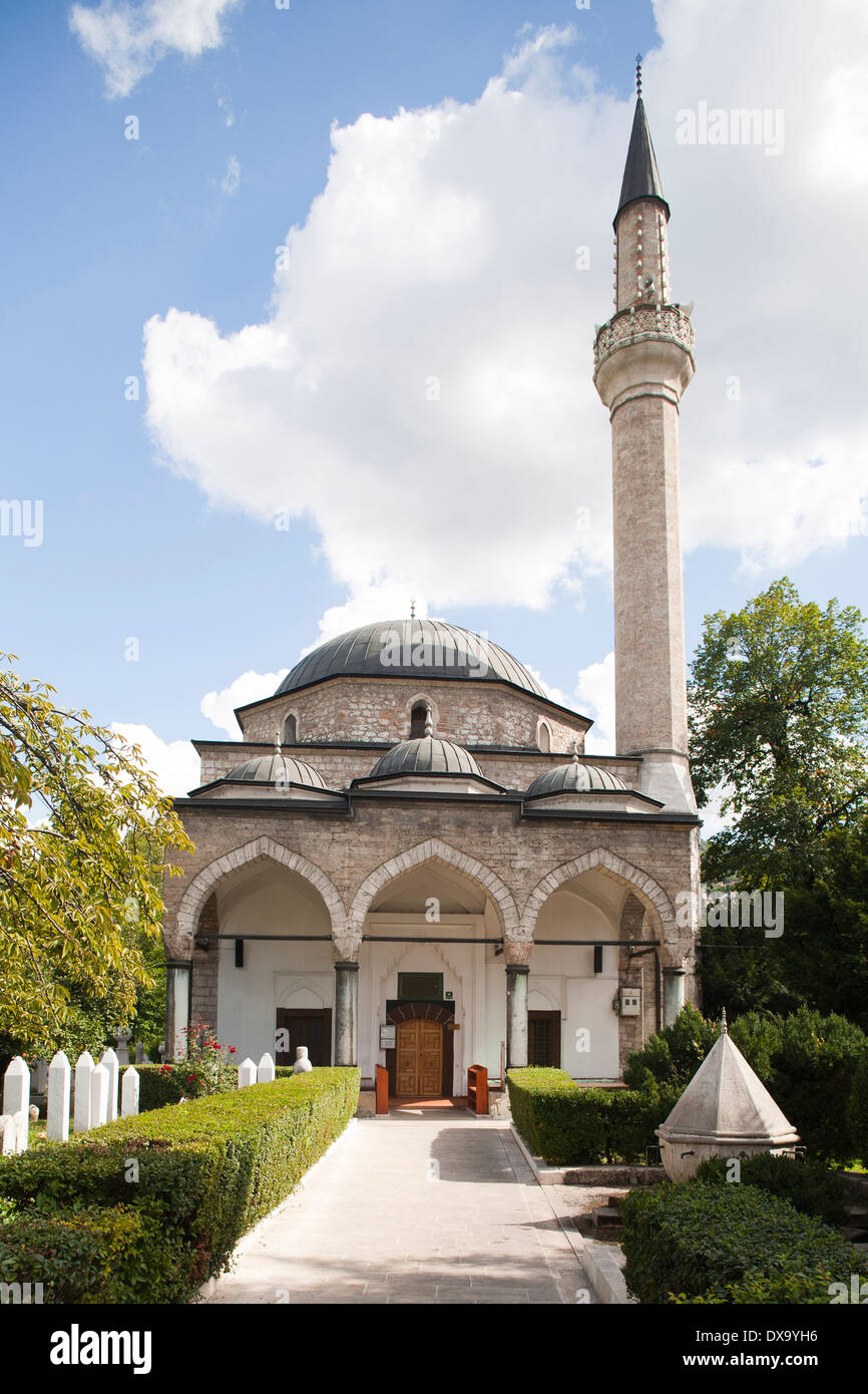 alipasina mosque, bascarsija, sarajevo, bosnia and herzegovina, europe Stock Photo