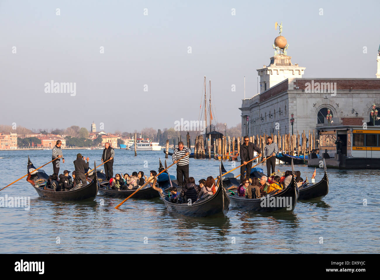 A tour in gondola in Venice Stock Photo