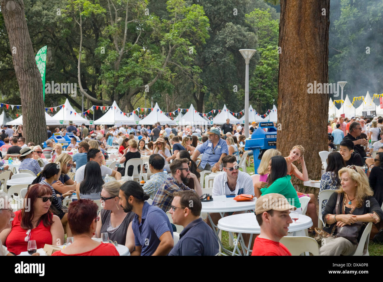 New South Wales food and wine festival held in hyde park,sydney