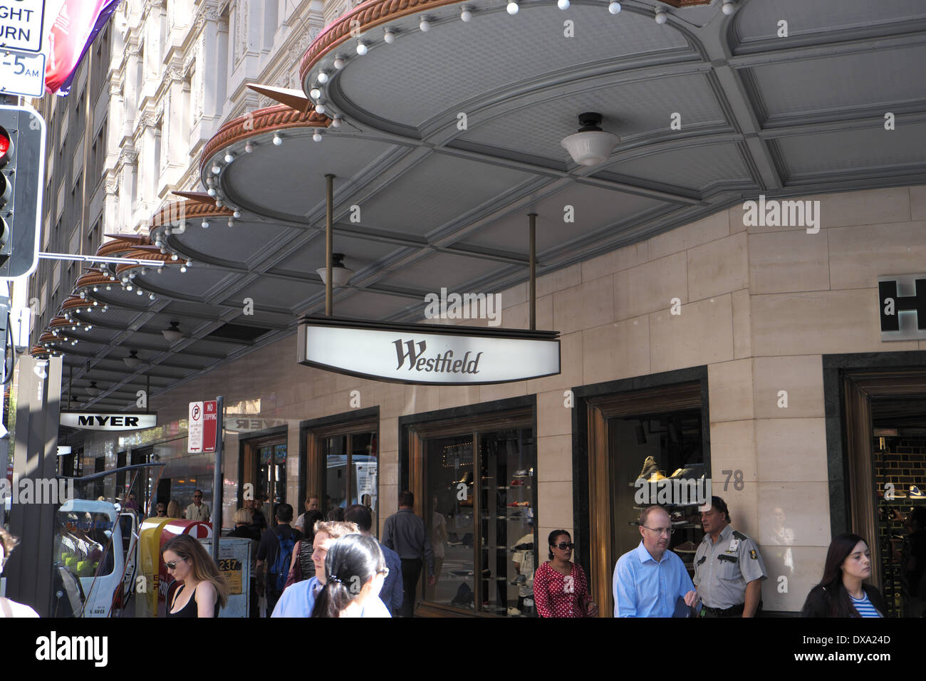 westfield shopping centre in pitt street,sydney Stock Photo Alamy