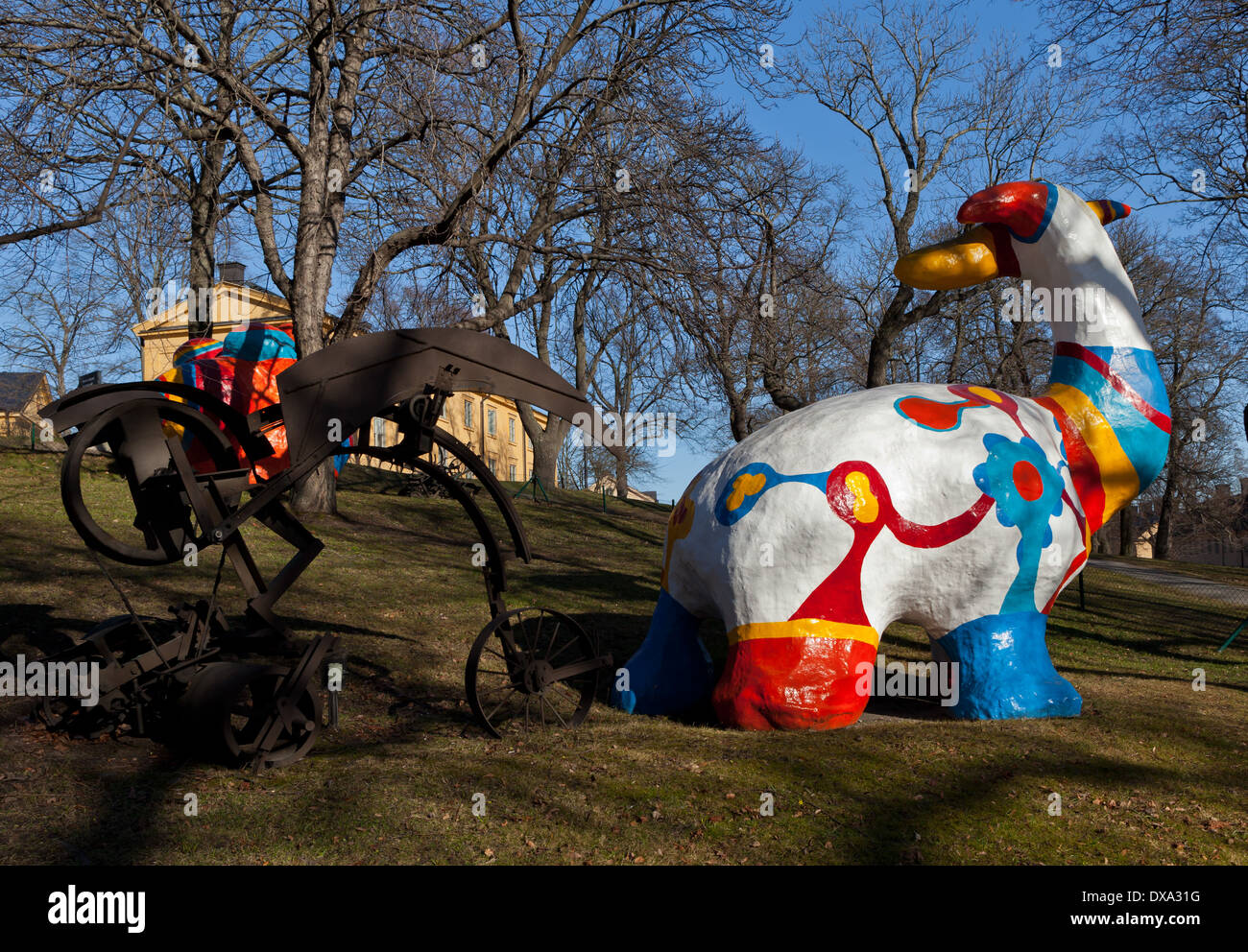 Stockholm, Sweden - Sculptures by Niki de Saint Phalle at the Moderna Museet,  Skeppsholmen Stock Photo - Alamy