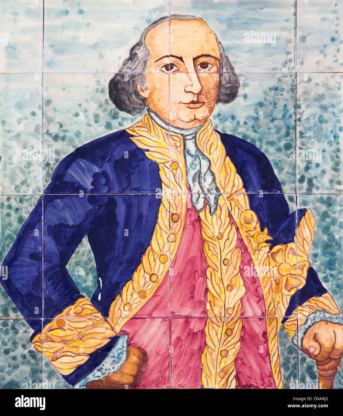 Bernardo de Gálvez y Madrid, Viscount of Galveston, Count of Gálvez, 1746 –1786. Spanish military leader, colonial administrator Stock Photo
