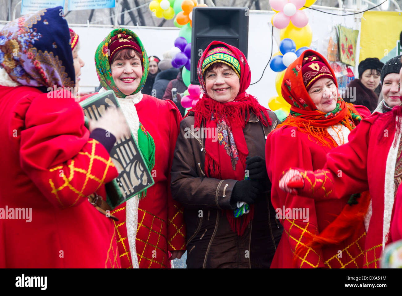 Kazakhstan,Petropavlovsk - MARCH 21, 2014: Muslim new year Stock Photo