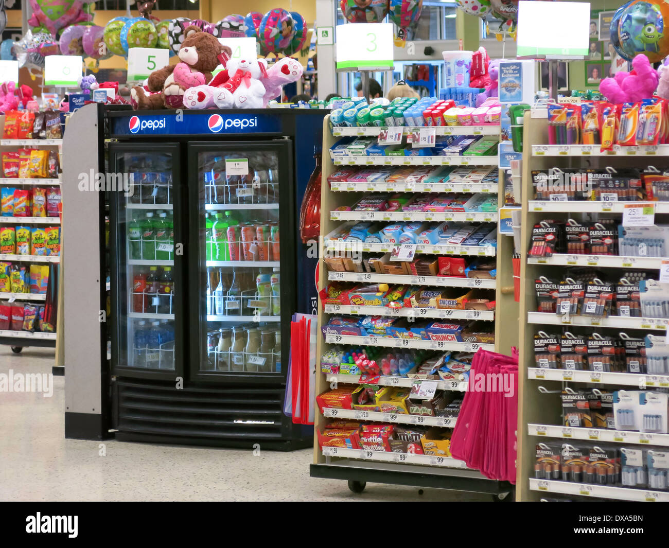 Soft Drink Cooler and Sundries EndAisle Display, Publix Super Market