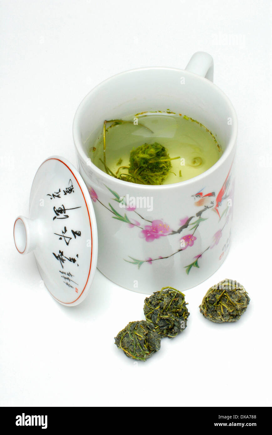 Jiao-gu-lan tea Stock Photo