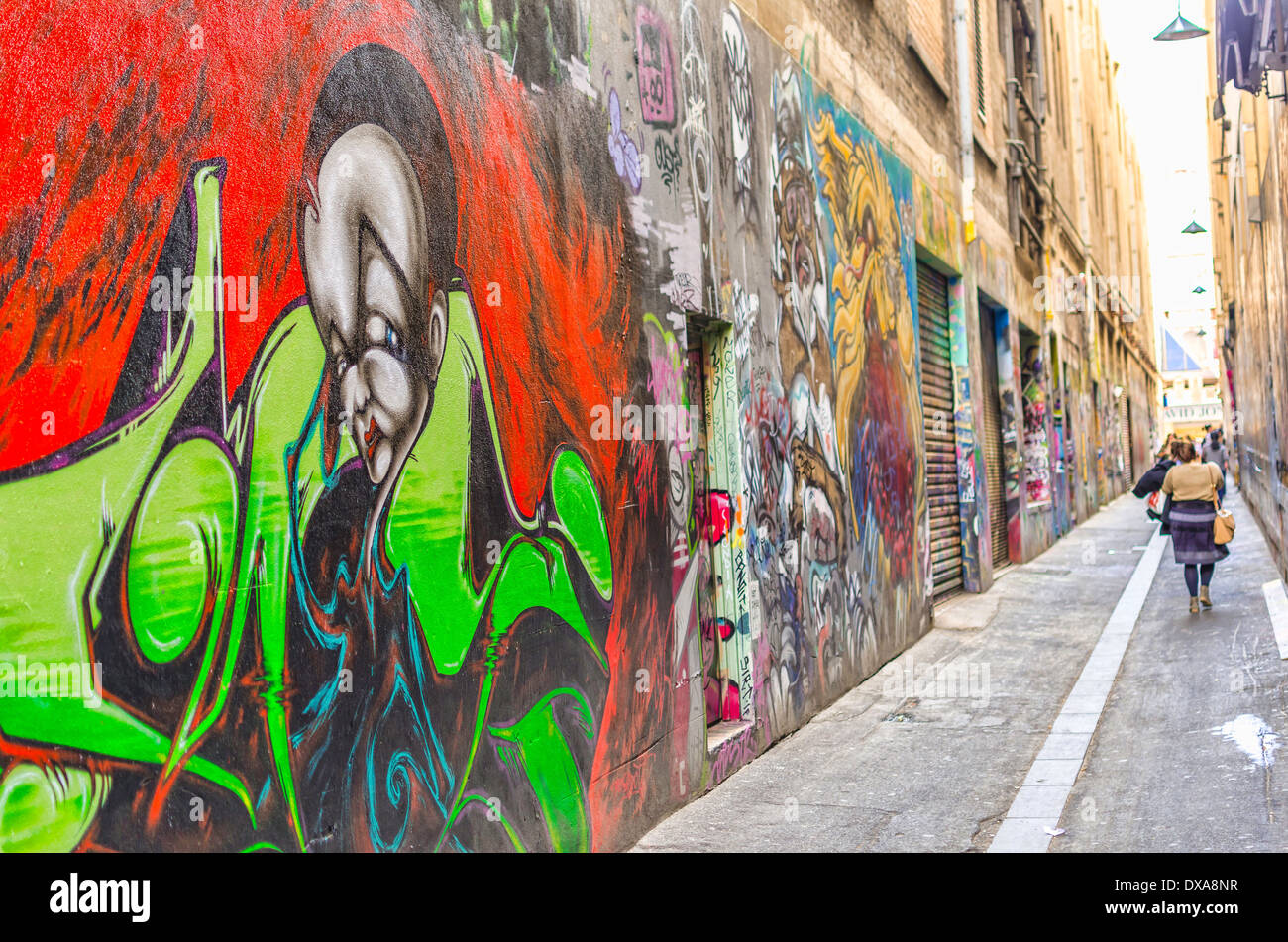 Graffiti Art in Melbourne, Australia Stock Photo Alamy