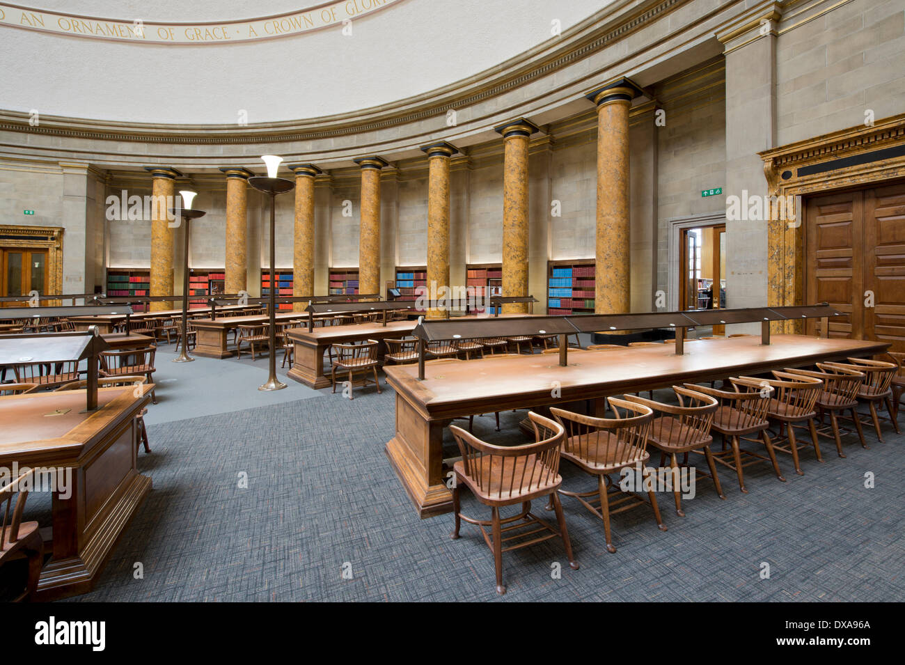 British library interior reading room hi-res stock photography and ...