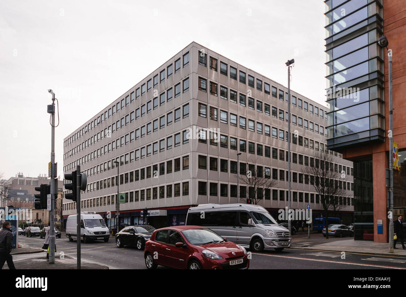 Housing Centre, headquarters of the Northern Ireland Housing Executive (NIHE) Stock Photo